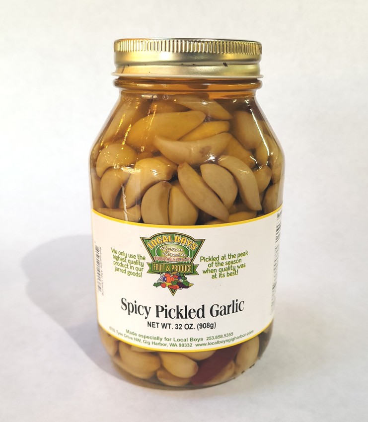 Spicy Pickled Garlic 32oz