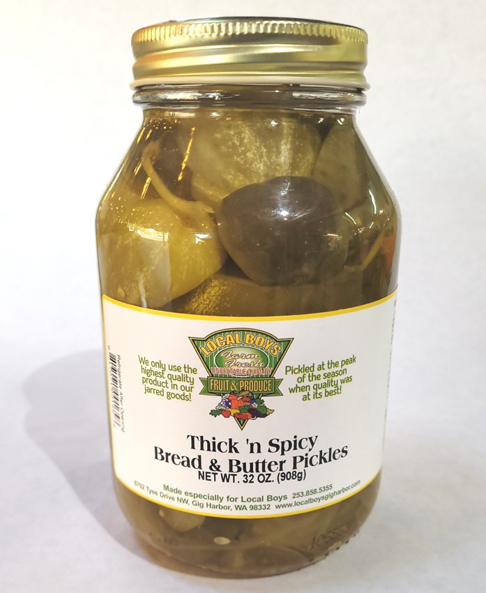 Thick n Spicy Bread & Butter Pickles 32oz